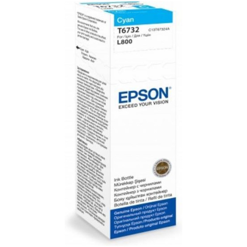 ČRNILO EPSON 673 CYAN STEKLENIČKA, 70 ML L800 (C13T67324A) Epson ČRNILO EPSON 673 CYAN STEKLENIČKA, 70 ML L800 (C13T67324A)