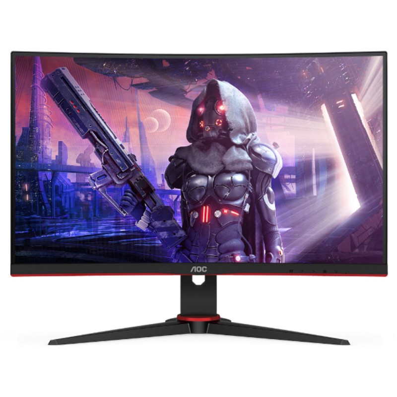 Monitor AOC 59,9 cm (23,6) C24G2AE 1920x1080 Curved Gaming 165Hz VA 1ms VGA 2xHDMI 2xDisplayPort Pivot Zvočniki  3H sRGB120% FreeSync Premium