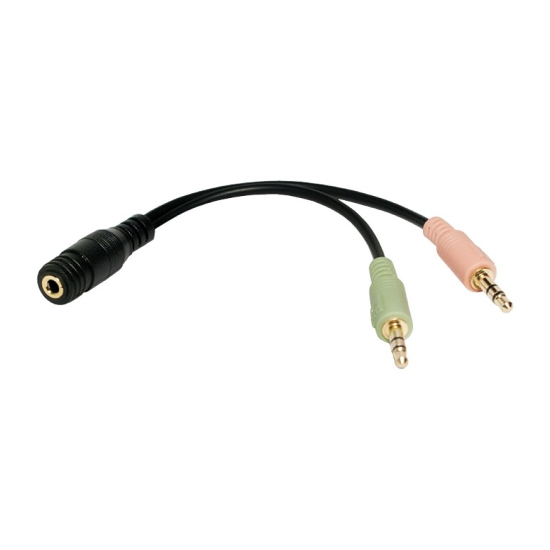 Adapter Audio 3,5mm Ž => 2 x 3,5mm M LogiLink 0,15m (CA0020) LOGILINK Adapter Audio 3,5mm Ž => 2 x 3,5mm M LogiLink 0,15m (CA0020)