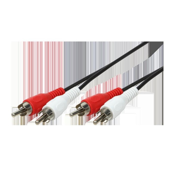 Kabel Audio 2x Cinch M => 2x Cinch M - 2,5m LogiLink (CA1039) EOLS-P Kabel Audio 2x Cinch M => 2x Cinch M - 2,5m LogiLink (CA1039) EOLS-P