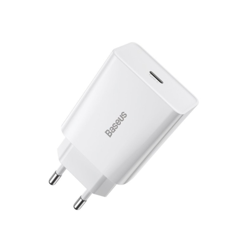 Hišni polnilec 100-240V => 1x USB-C 20W Baseus bel (CCFS-SN02)