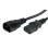 KABEL NAPAJALNI 220V podaljšek C13 - C14 1,80m EURO LogiLink (CP091)