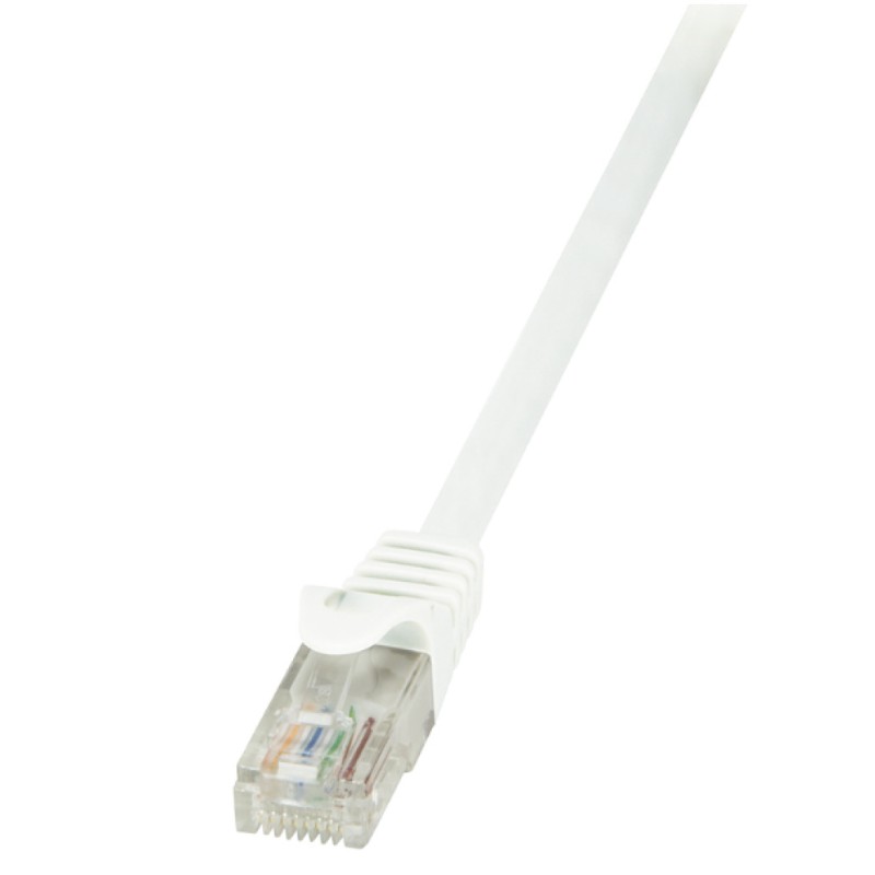 KABEL PATCH UTP Cat 6 3,00m RJ45 1Gbit LogiLink - bel (CP2061U) LOGILINK KABEL PATCH UTP Cat 6 3,00m RJ45 1Gbit LogiLink - bel (CP2061U)
