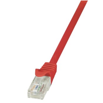 KABEL PATCH UTP Cat 6   3,00m  RJ45 1Gbit LogiLink - rdeč (CP2064U)