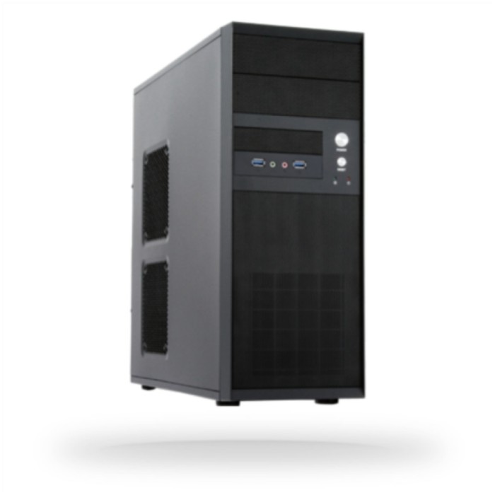 Ohišje Chieftec CQ-01B-U3-OP MidiATX - črna