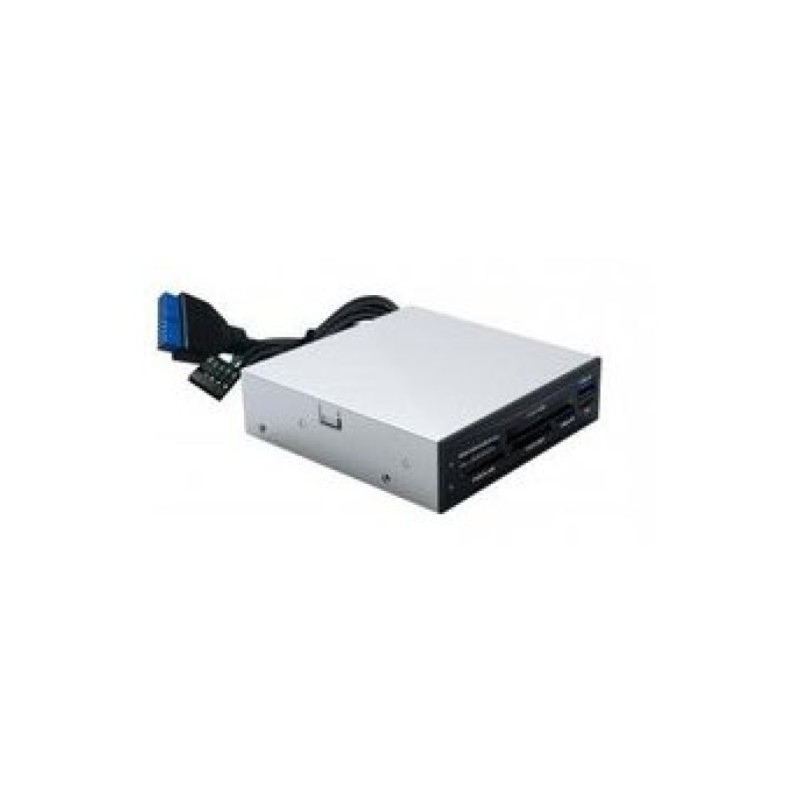 Vgradni čitalec kartic HKC USB 2.0 za 25v1 črn