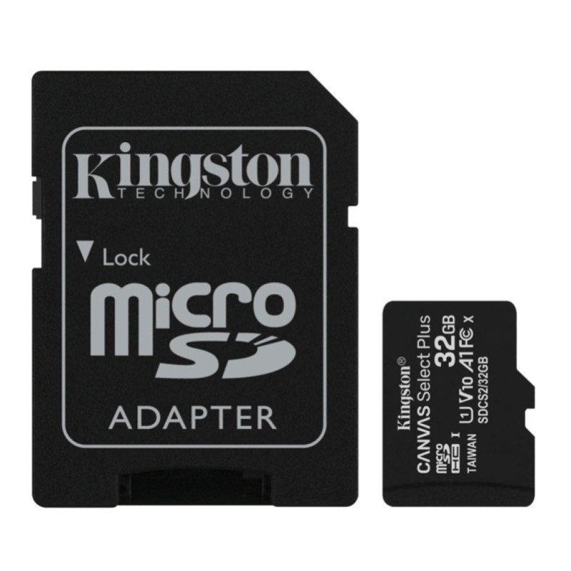 Spominska kartica SDHC-Micro 32GB Kingston 100MB/s U1 V10 UHS-I +adapter (SDCS2/32GB) KINGSTON Spominska kartica SDHC-Micro 32GB Kingston 100MB/s U1 V10 UHS-I +adapter (SDCS2/32GB)