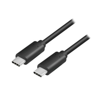Kabel USB-C => USB-C 3.2 Gen2 5A (100W/20V) 0,50m črn LogiLink (CU0128) Kabel USB-C => USB-C 3.2 Gen2 5A (100W/20V) 0,50m črn LogiLink (CU0128)