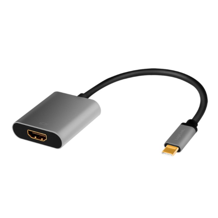 Adapter USB-C => HDMI 2.0 4K 15cm 60Hz Logilink (CUA0103) Adapter USB-C => HDMI 2.0 4K 15cm 60Hz Logilink (CUA0103)
