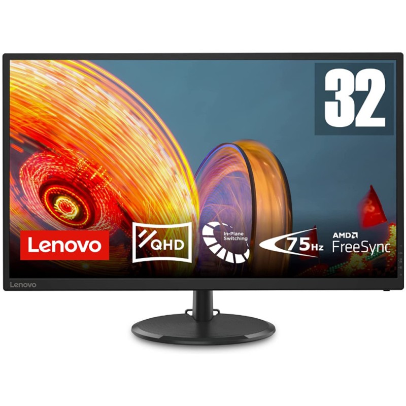 Monitor Lenovo 81,0 cm (31,5) D32Q-20 2560x1440 75Hz 4ms IPS HDMI DisplayPort NTSC72% FreeSync
