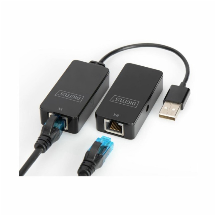 Podaljševalec signala - Line extender - LAN USB - do  50m Digitus (DA-70141)