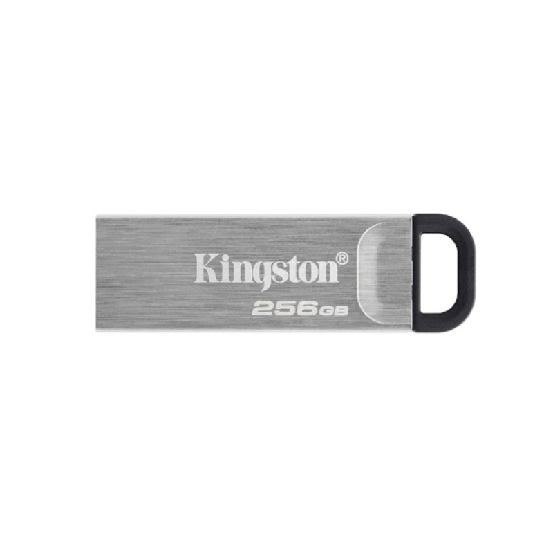 Spominski ključek 256GB USB 3.2 Kingston Kyson DT 200MB/s 60MB/s kovinski brez pokrovčka srebrn (DTKN/256GB) KINGSTON Spominski ključek 256GB USB 3.2 Kingston Kyson DT 200MB/s 60MB/s kovinski brez pokrovčka srebrn (DTKN/256GB)