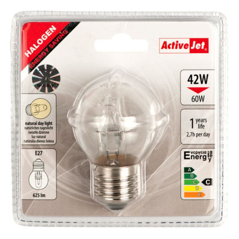 Žarnica Halogen ACTIVEJET E14 42W ACTIVEJET Žarnica Halogen ACTIVEJET E14 42W