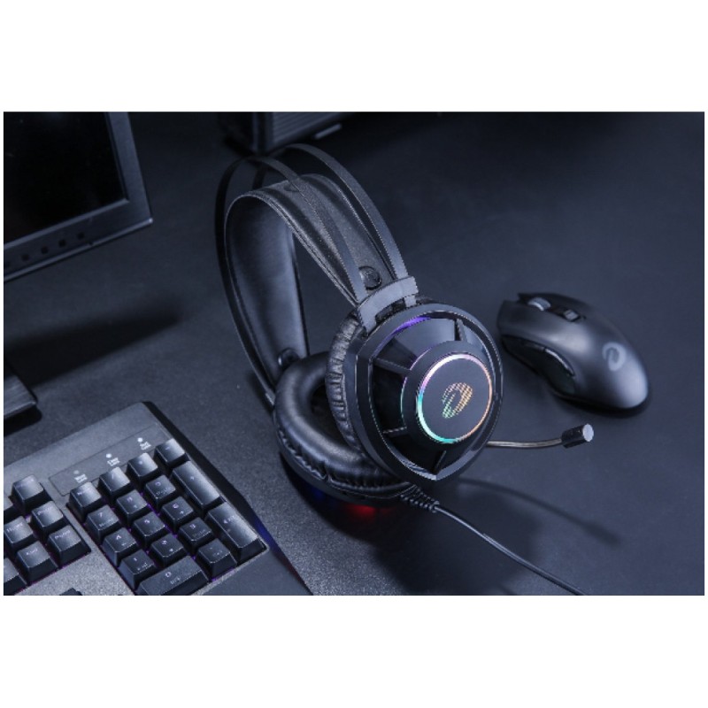 Slušalke žične naglavne USB stereo Dareu EH469 z mikrofonom RGB (TH643U08601G) Dareu Slušalke žične naglavne USB stereo Dareu EH469 z mikrofonom RGB (TH643U08601G)