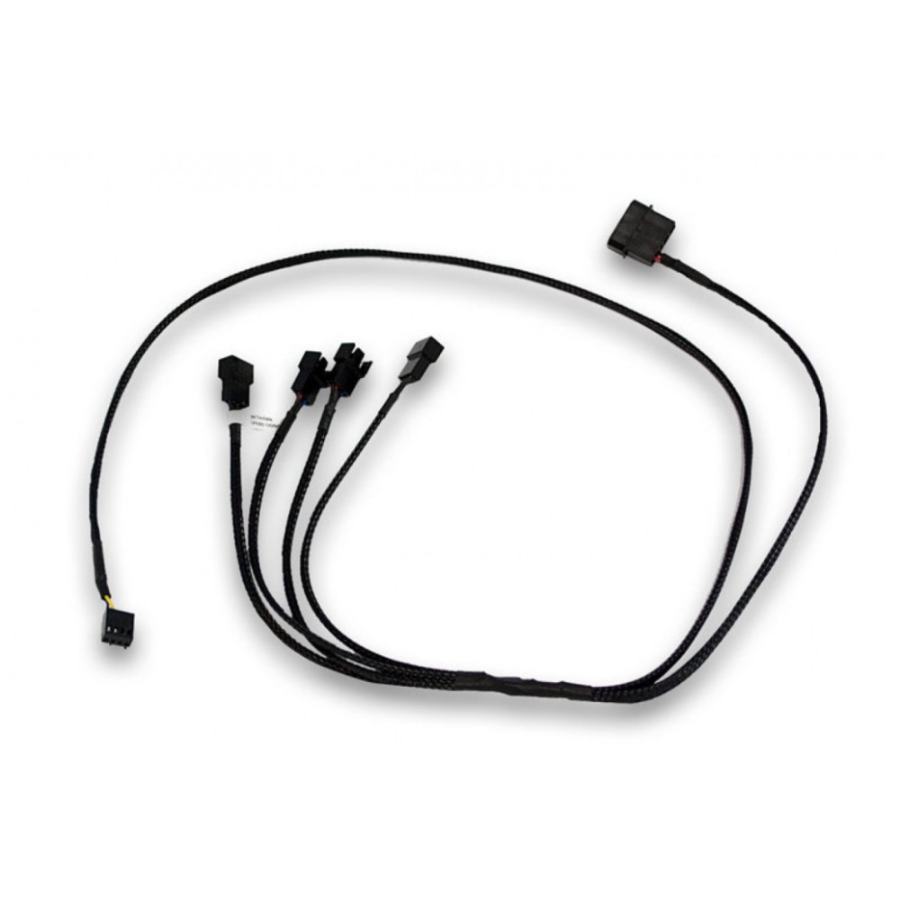 Splitter za ventilatorje EKWB 1x -> 4x4-pin + 1x MOLEX , črna (80cm) EKWB Splitter za ventilatorje EKWB 1x -> 4x4-pin + 1x MOLEX , črna (80cm)
