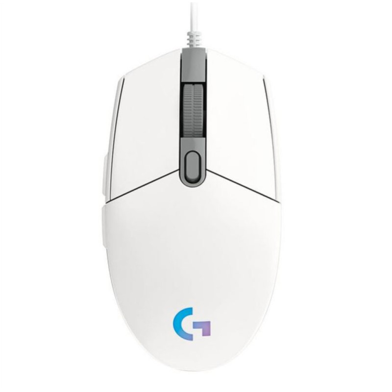 Miš Logitech USB optična Gaming G102 bela LightSync (910-005824)