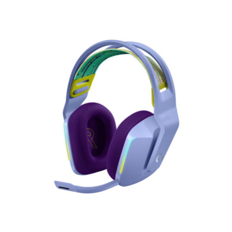 Slušalke gaming Logitech brezžične G733 Lightspeed 2,4Hz - vijolične (981-000890) LOGITECH Slušalke gaming Logitech brezžične G733 Lightspeed 2,4Hz - vijolične (981-000890)