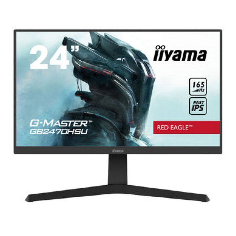 Monitor Iiyama 61 cm (24,0) GB2470HSU-B1 1920x1080 Gaming 165Hz IPS 0,8ms HDMI DisplayPort 2xUSB Pivot Zvočniki FreeSync Premium Iiyama Monitor Iiyama 61 cm (24,0) GB2470HSU-B1 1920x1080 Gaming 165Hz IPS 0,8ms HDMI DisplayPort 2xUSB Pivot Zvočniki FreeSync Premium