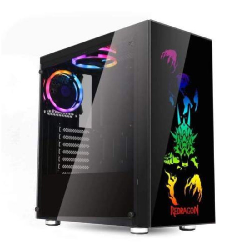Ohišje Redragon gaming GC-608 Steeljaw MidiATX - črna RGB Redragon Ohišje Redragon gaming GC-608 Steeljaw MidiATX - črna RGB