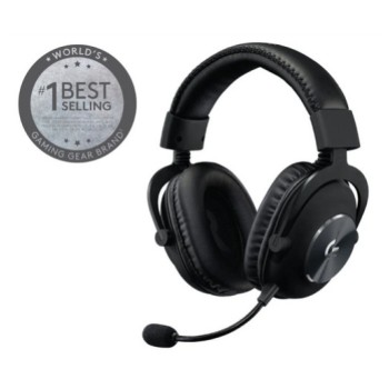 Slušalke žične naglavne 3,5mm 7.1 Logitech G PRO X z mikrofonom - črna (981-000818)