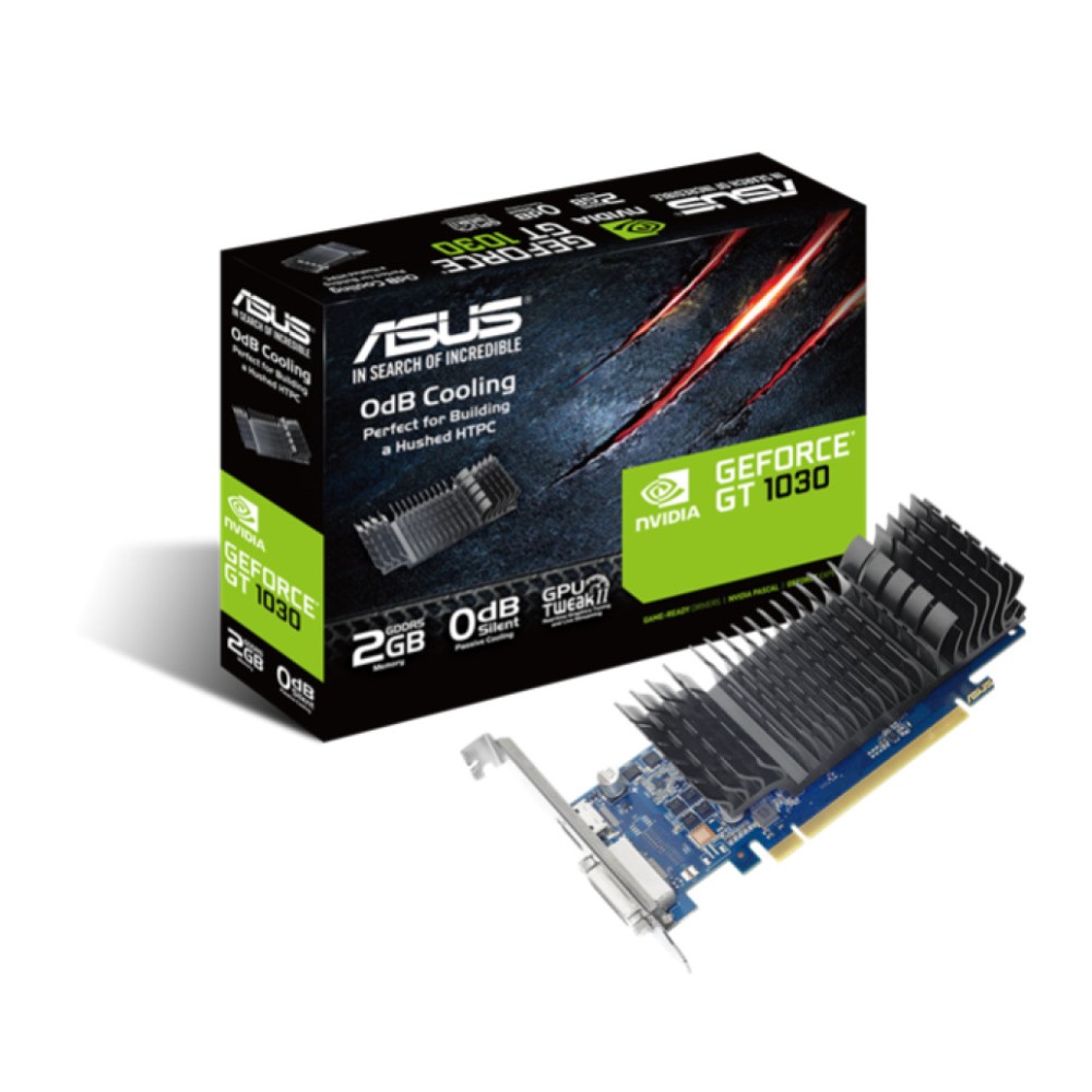 Grafična kartica nVidia GT1030 Asus GT1030-2G-BRK - 2GB DDR5 - low profile silent (90YV0AT0-M0NA00) ASUS Grafična kartica nVidia GT1030 Asus GT1030-2G-BRK - 2GB DDR5 - low profile silent (90YV0AT0-M0NA00)