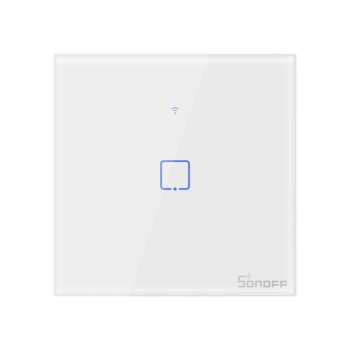 Pametna hiša - WiFi stensko stikalo Touch light switch WiFi + RF 433 Sonoff T1 EU TX (enojno) Pametna hiša - WiFi stensko stikalo Touch light switch WiFi + RF 433 Sonoff T1 EU TX (enojno)