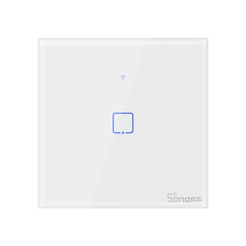 Pametna hiša - WiFi stensko stikalo Touch light switch WiFi + RF 433 Sonoff T1 EU TX (enojno) SONOFF Pametna hiša - WiFi stensko stikalo Touch light switch WiFi + RF 433 Sonoff T1 EU TX (enojno)