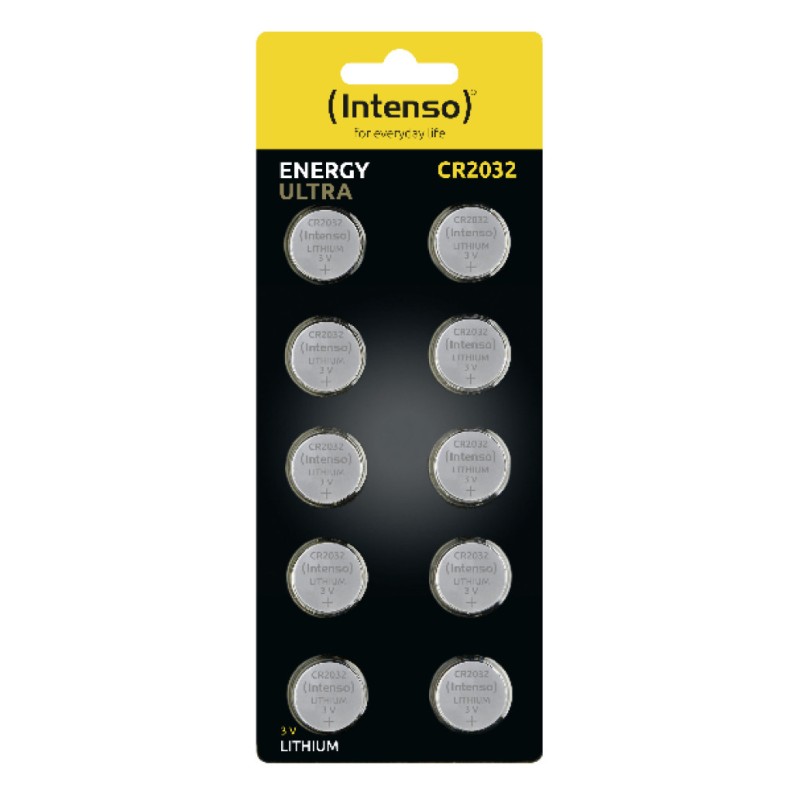 Baterija Litium CR2032 3V Intenso CR2032 10 kos (7502430) INTENSO Baterija Litium CR2032 3V Intenso CR2032 10 kos (7502430)