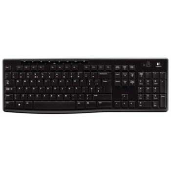 Tipkovnica brezžična Logitech K270 US international | SLO gravura črna (920-003738)