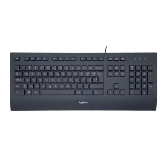 Tipkovnica Žična Logitech K280e US international | SLO gravura črna (920-005217)