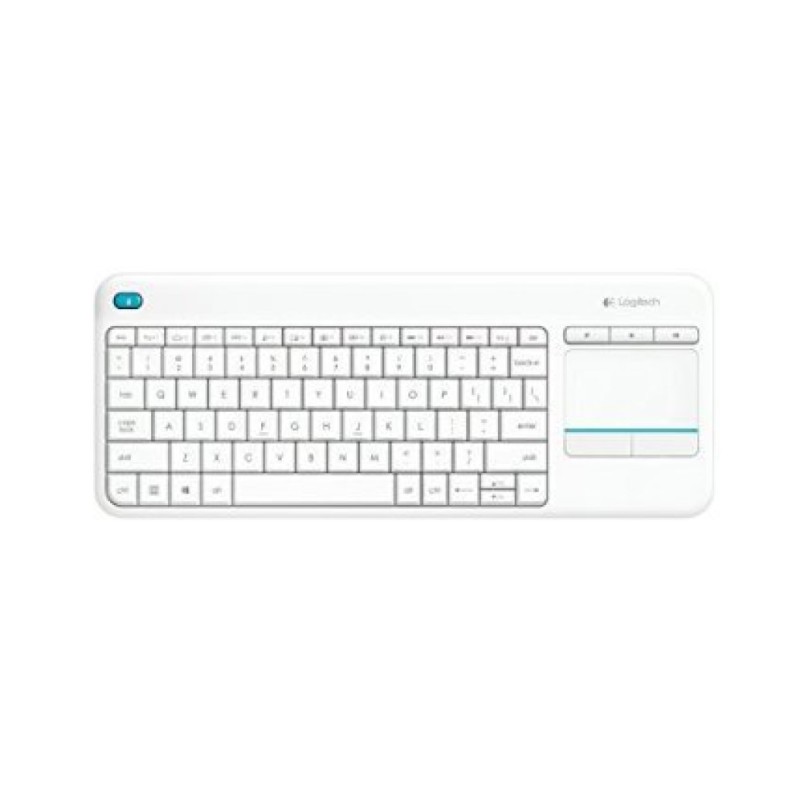 Tipkovnica brezžična Logitech K400 Plus US | bela + Touchpad (920-007128) LOGITECH Tipkovnica brezžična Logitech K400 Plus US | bela + Touchpad (920-007128)