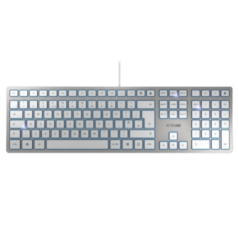 Tipkovnica Cherry USB KC6000 Slim UK Cherry SX stikala srebrna SLO gravura (JK-1600GB-1) Cherry Tipkovnica Cherry USB KC6000 Slim UK Cherry SX stikala srebrna SLO gravura (JK-1600GB-1)