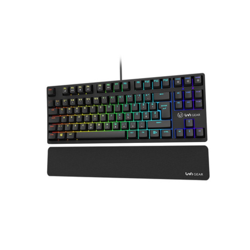Gaming Tipkovnica Žična UVI PRIDE Mini SLO | Slovenski nabor znakov črna RGB (UVIPRIDEM) UVI Gaming Tipkovnica Žična UVI PRIDE Mini SLO | Slovenski nabor znakov črna RGB (UVIPRIDEM)