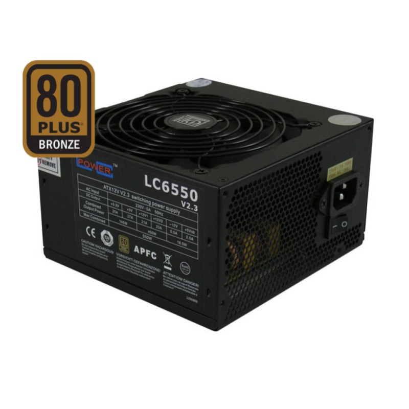 Napajalnik - 550W LC Power LC6550 V2.3 80Plus Bronze (LC6550 V2.3) Razni Napajalnik - 550W LC Power LC6550 V2.3 80Plus Bronze (LC6550 V2.3)