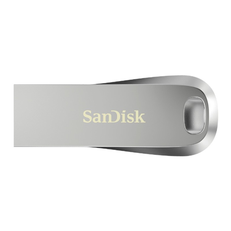 Spominski ključek 32GB USB 3.1 Sandisk Ultra Luxe 150MB/s - kovinski/brez pokrovčka/srebrn (SDCZ74-032G-G46)