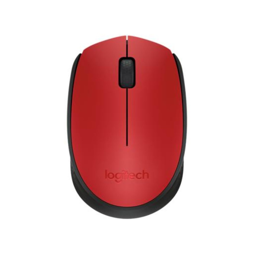 Miš Logitech brezžična optična za notesnike M171 rdeča nano (910-004641) LOGITECH Miš Logitech brezžična optična za notesnike M171 rdeča nano (910-004641)