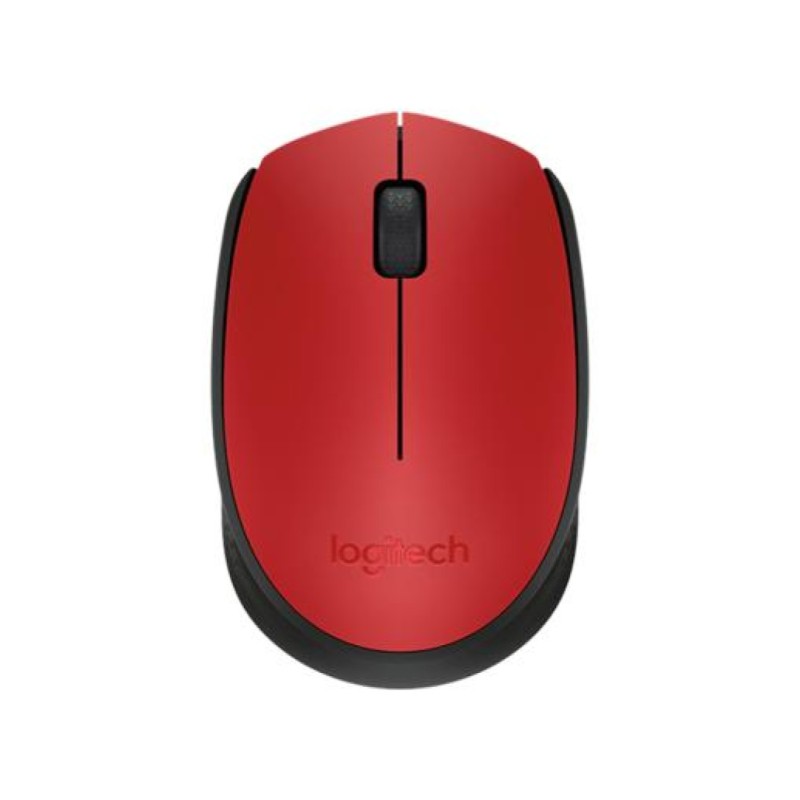 Miš Logitech brezžična optična za notesnike M171 rdeča nano (910-004641) LOGITECH Miš Logitech brezžična optična za notesnike M171 rdeča nano (910-004641)