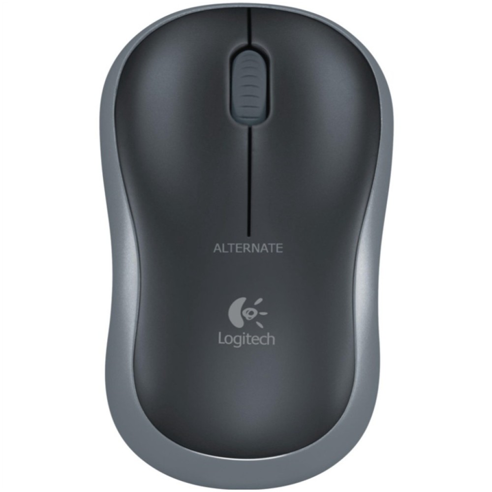 Miš Logitech brezžična za notesnike M185 siva nano (910-002238)