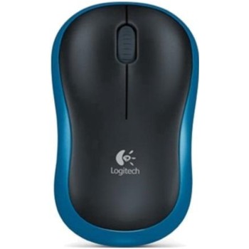 Miš brezžična za notesnike Logitech M185 nano modra (910-002239)