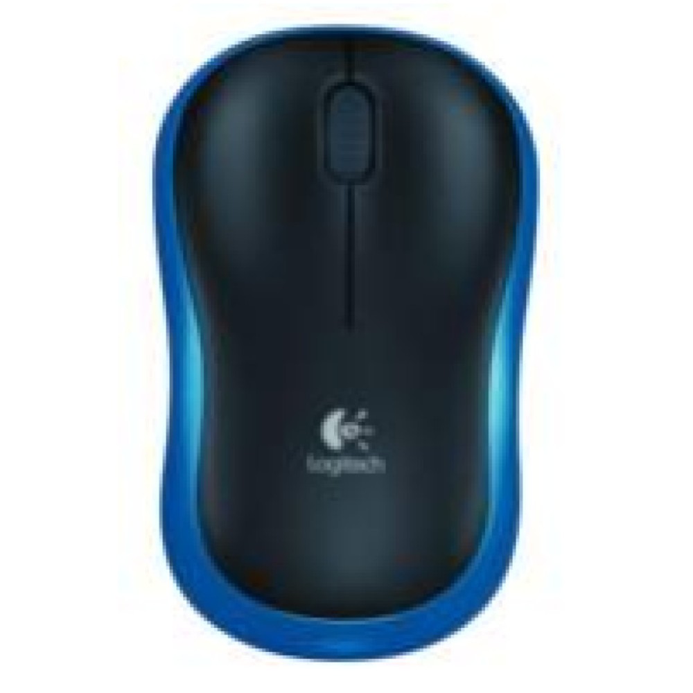 Miš Logitech brezžična M185 za notesnike modra nano (910-002236) LOGITECH Miš Logitech brezžična M185 za notesnike modra nano (910-002236)