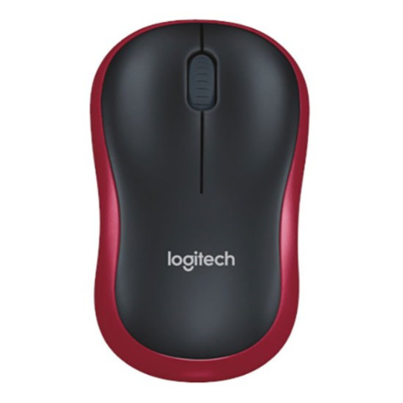 Miš Logitech brezžična M185 za notesnike rdeča nano (910-002240) LOGITECH Miš Logitech brezžična M185 za notesnike rdeča nano (910-002240)