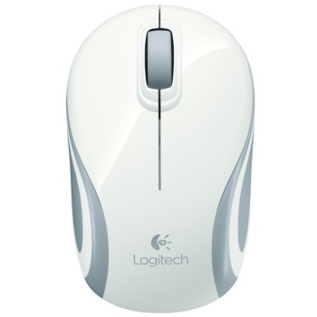 Miš  Logitech NoteBook Brezžična M187 optična nano bela (910-002736)