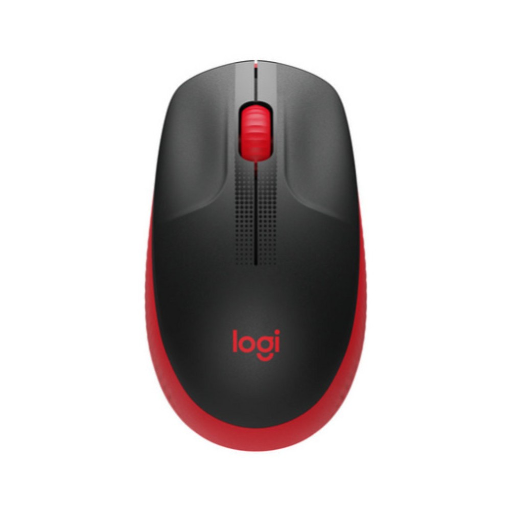 Miš  Logitech NoteBook Brezžična M190 optična rdeča (910-005908)