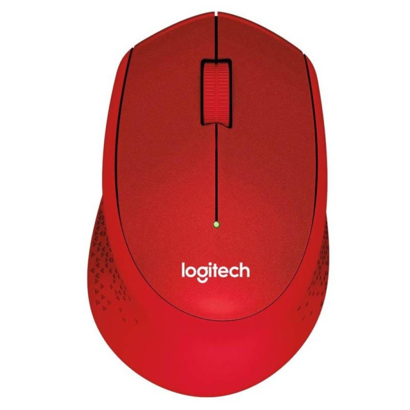 Miš Logitech brezžična optična M330 rdeča silent plus (910-004911) LOGITECH Miš Logitech brezžična optična M330 rdeča silent plus (910-004911)