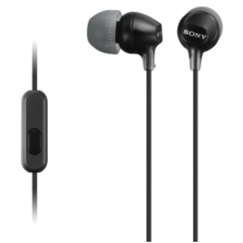 Slušalke Sony 3.5 za Android/iPhone MDREX15AP - črne Sony Slušalke Sony 3.5 za Android/iPhone MDREX15AP - črne