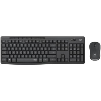 Tipkovnica in miš Logitech brezžična desktop MK295 SLO grafitna silent 920-009809