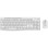 Tipkovnica in miš Logitech brezžična desktop MK295 SLO bela silent gravura 920-009824