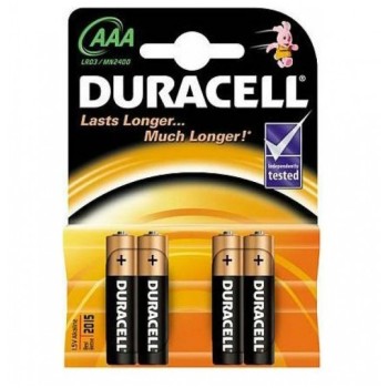 Baterijski vložek Alkalni 1,5V AAA/LR03 4 kos Duracell Basic (micron) Baterijski vložek Alkalni 1,5V AAA/LR03 4 kos Duracell Basic (micron)