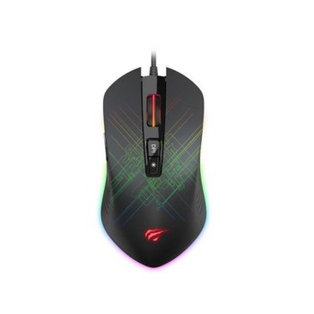 Miš USB HAVIT Gamenote MS1019 optična gaming RGB 4800DPI - črna Miš USB HAVIT Gamenote MS1019 optična gaming RGB 4800DPI - črna