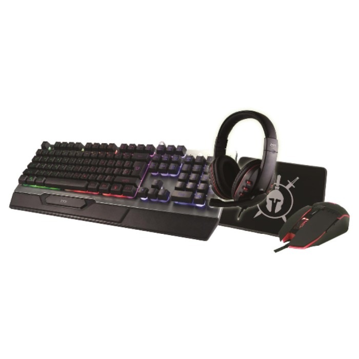 Tipkovnica +MIŠ+ Podloga + Slušalke Gaming MS Industrial ELITE C500 komplet 4 v 1 Tipkovnica +MIŠ+ Podloga + Slušalke Gaming MS Industrial ELITE C500 komplet 4 v 1
